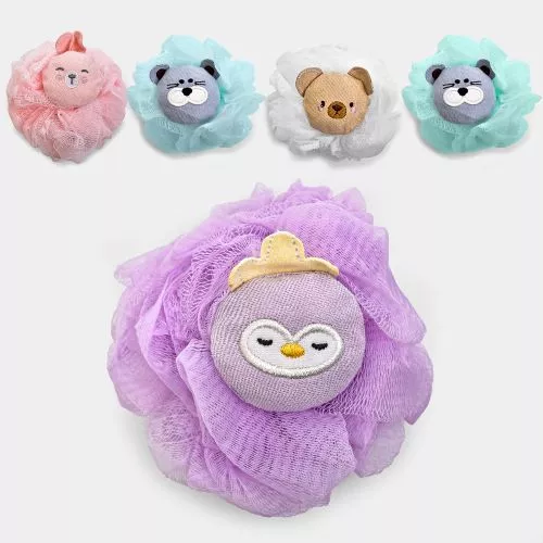Мочалка-бант дитяча "Animals" 30г Stenson R90469