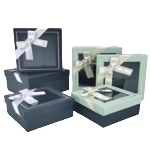 Коробка подарункова "Gentle" 3шт/наб 19*19*10/17*17*8/15*15*7см Stenson R33325G