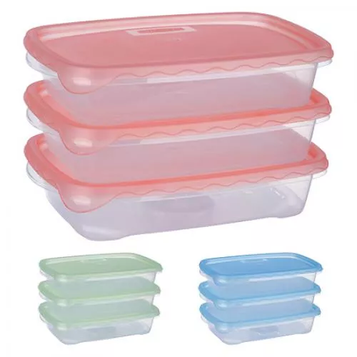 Контейнери харчові 3шт/наб 900мл Stenson (PT-82316)