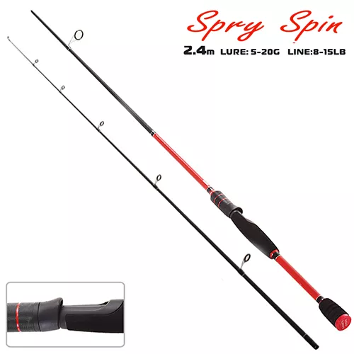 Спінінг штекерний лайт "Spry spin" 2.4м 5-20г 2к Sams Fish (SF23951)