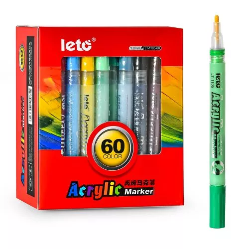 Маркери акрилові 60кол Stenson WW00871