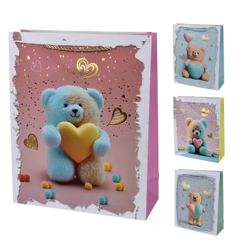 Пакет подарунковий паперовий S "With Love" 18*23*10см Stenson R95483-S