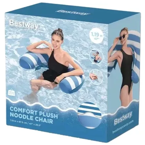 Плотик-крісло дитяче надувне для плавання BestWay 43852 (57,5*119 см, дно-сітка, вік 8+, до 100 кг) фото 5