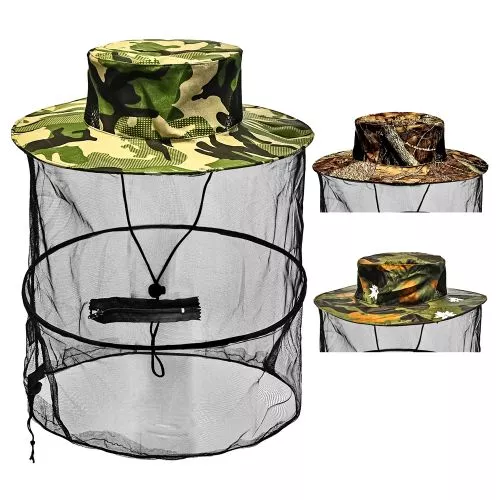 Капелюх-накомарник із застібкою-блискавкою 37см Stenson SF24293 фото 2