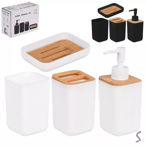 Набір для ванної 4пр/наб 11*7см Stenson R37157