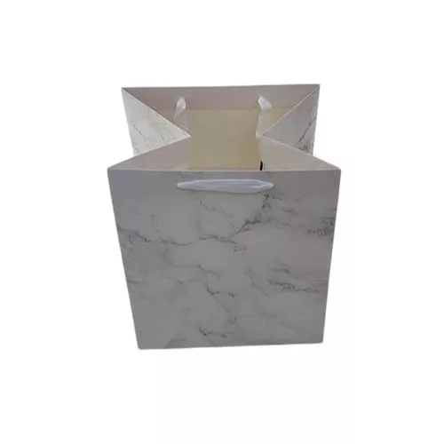Пакет подарунковий паперовий L "Marble" 30*30*30см Stenson R98831-L
