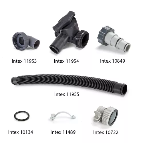 Сонячний нагрівач для басейнів Intex 28685 (120*120 см., працює від фільтра-насоса 1249-9462 л/год,, підключення Ø32/Ø38 мм) фото 2