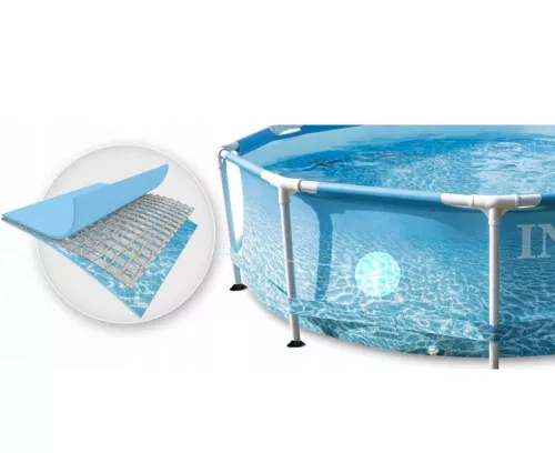 Каркасний басейн Intex 28208 (76*305 см., об'єм: 4485 л., картриджний фільтр-насос 1250 л/год, серія: Metal Frame) фото 8