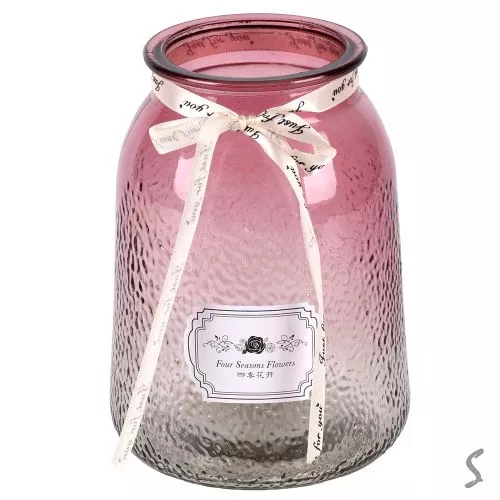 Ваза скляна 19*10см Stenson R35659