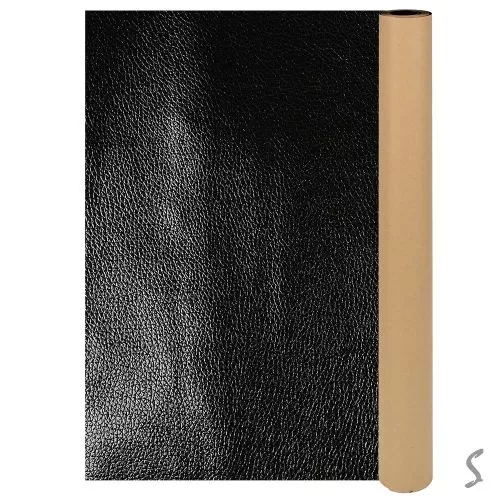 Кожзам самоклеючий 50*137см чорний Stenson WHW12594-31BK