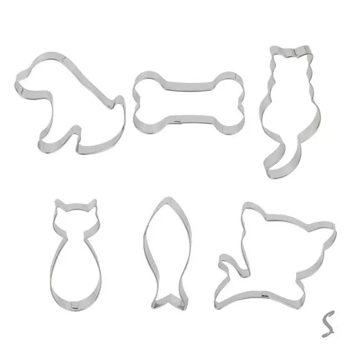 Вирубки кондитерські "Animals" 6шт/наб 20*17см Stenson R97105 фото 3