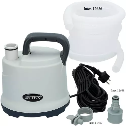 Електричний насос для відкачування води Intex 28606 (підходить до басейнів глибиною не більше 1,22 м., 3595 л/год., 99W, підключення Ø32 мм.) фото 3