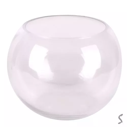 Ваза скляна "Round" 20см Stenson R35667-20