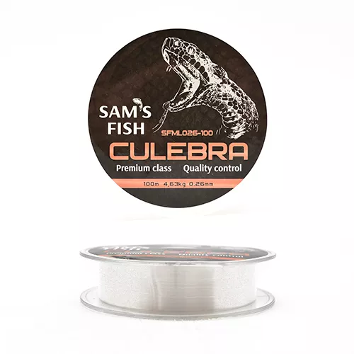 Волосінь "Culebra" 100м*0.26мм Sams Fish (SFML026-100)