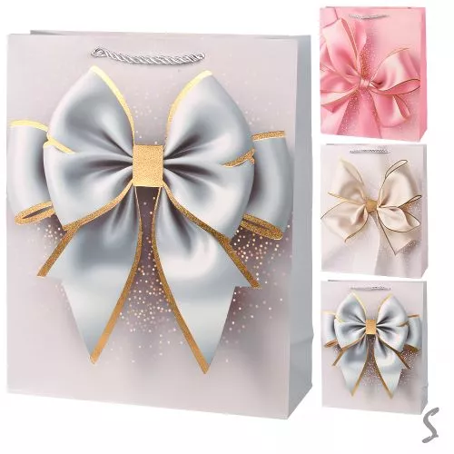 Пакет подарунковий паперовий L "Bow" 31*42*12см Stenson R34645-L