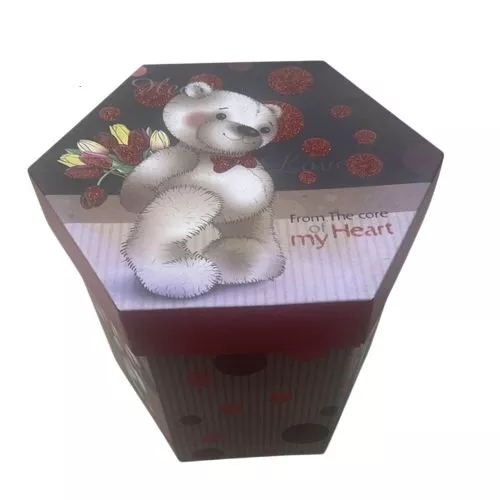 Коробка подарункова картонна "From the Heart" 32*38см Stenson R94906-XL