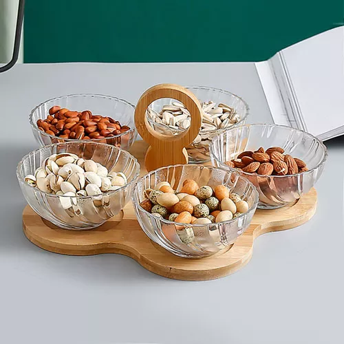 Менажниці на підставці "Crystal" 6пр/наб 30*23.5*12см Stenson (YG01139-5)