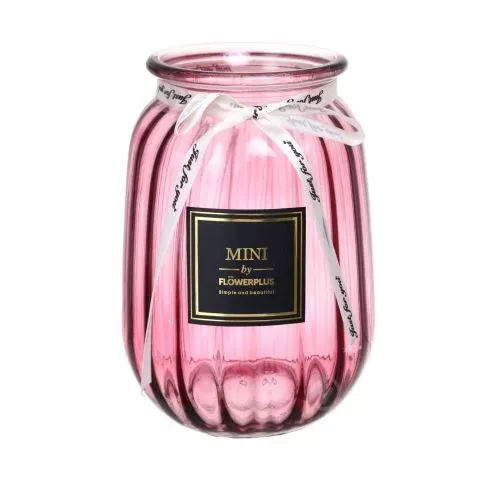 Ваза скляна "Burgundy" 18*9см Stenson R93879