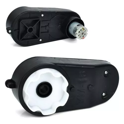 Редуктор колеса в зборі з мотором для дитячого електромотоцикла Bambi Racer M 6220-GEAR BOX (12V, RPM8000, отвір під вісь: Ø10 мм)