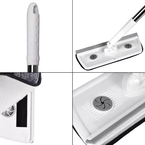 Швабра універсальна з телескопічною ручкою 2в1 130см Stenson R100759 фото 4