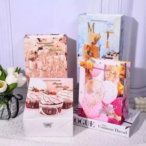 Пакет подарунковий паперовий L "Happy birthday" 30*41.5*12см Stenson R96992-L