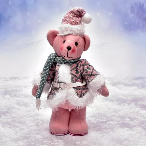 Фігура новорічна "Bear" 30см Stenson R90759 фото 2
