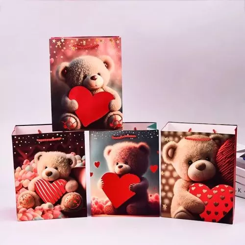 Пакет подарунковий паперовий L "Teddy" 30*41.5*12см Stenson R97007-L