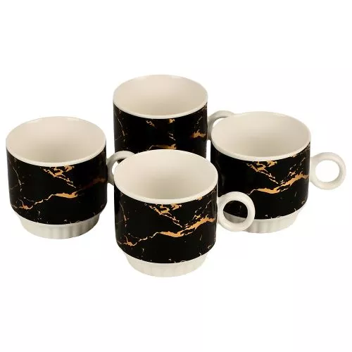 Чашки на підставці "Marble" 5пр/наб 250мл Stenson R32775 фото 2