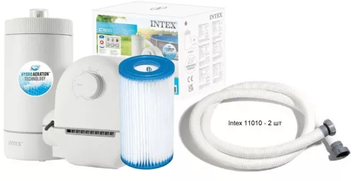 Фільтр-насос картриджний Intex 26636 (5678 л/год., 165W, тип картриджа: "A", для басейнів об'ємом 1100-31700 л., таймер, підключення Ø38 мм) фото 4