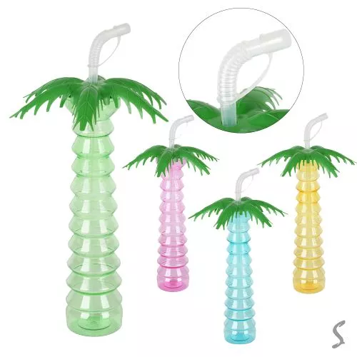 Склянка з кришкою та трубочкою "Tropicano" 500мл Stenson R38208
