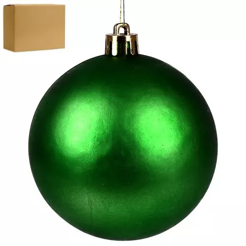 Ялинкові кульки 6см "Мат" 100шт/уп Stenson 9190GR-6