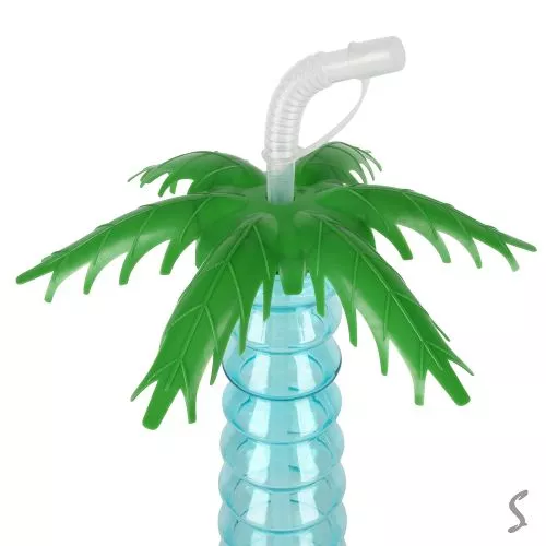Склянка з кришкою та трубочкою "Tropicano" 500мл Stenson R38208 фото 2