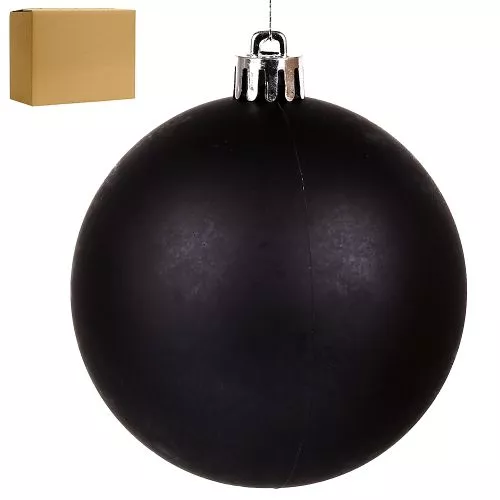 Ялинкові кульки 8см "Мат" 50шт/уп Stenson 9191DGY-8M