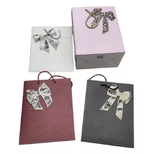Пакет подарунковий паперовий S "Bow" 18*23*10см Stenson R98439-S