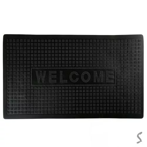 Килимок придверний "Wellcome" 45*75см Stenson R35163-G