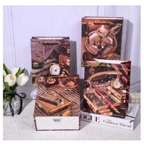 Пакет подарунковий паперовий S "Antique" 18*23*10см Stenson R33152-S