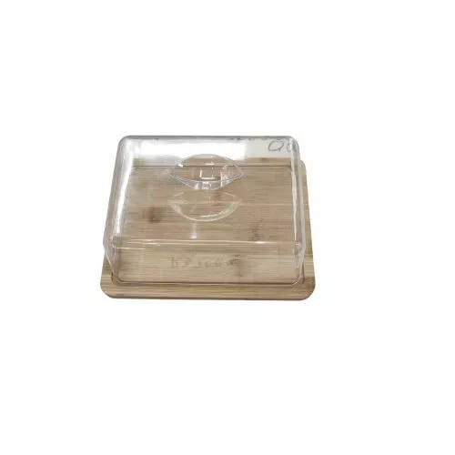 Блюдо бамбук з ковпаком 24*19см Stenson R37583
