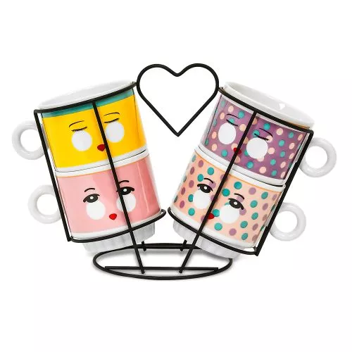 Чашки на підставці "Emotions" 5пр/наб 250мл Stenson R93938