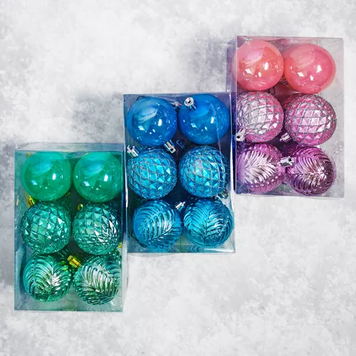 Ялинкові кульки 6см 12шт/наб Stenson R90712