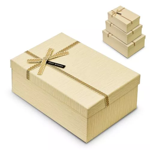 Коробка подарункова "Elegance" 3шт/наб 23*16*10/21*14*8/19*12*7см Stenson R33263W