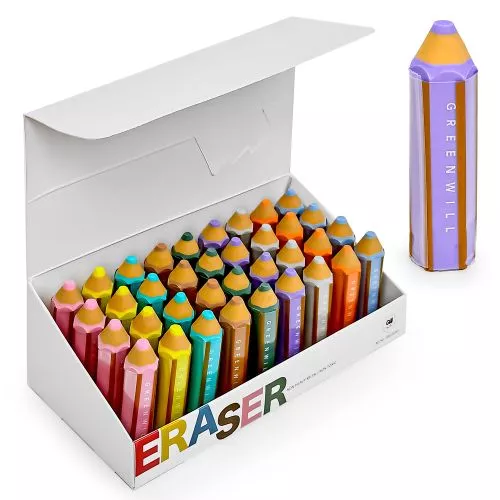 Ластик "Pencil" 36шт/уп Stenson WW00088