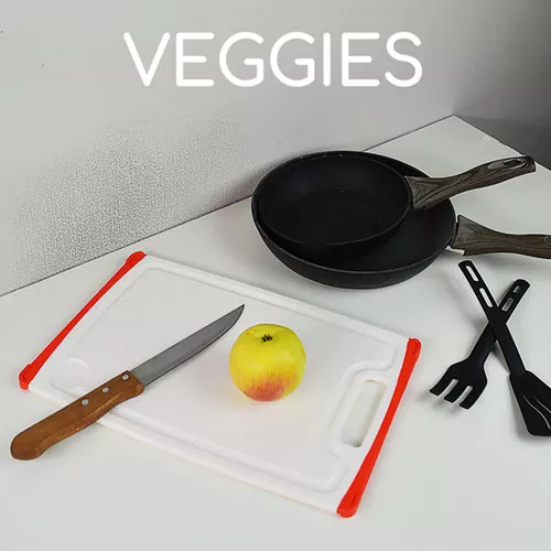 Дошка обробна "Veggies" 35*23*0.85см Stenson (MP-4078L) фото 2