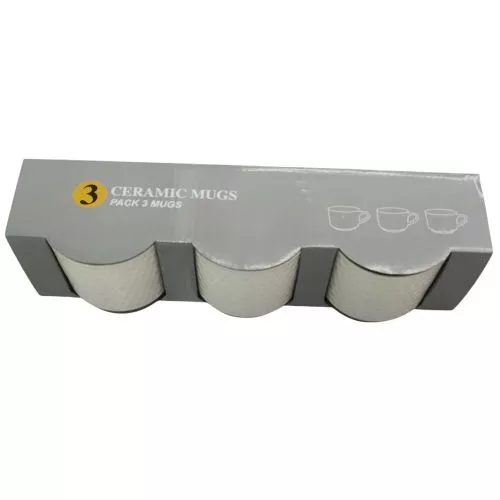 Чашки "Honeycomb" 3шт/наб 250мл Stenson R37287-4