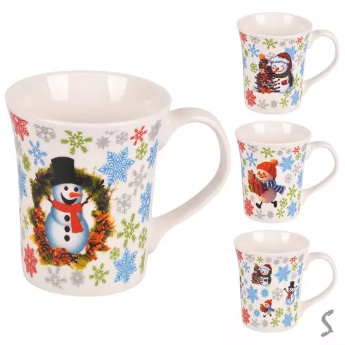 Чашка новорічна "Snowman" 360мл Stenson R35758