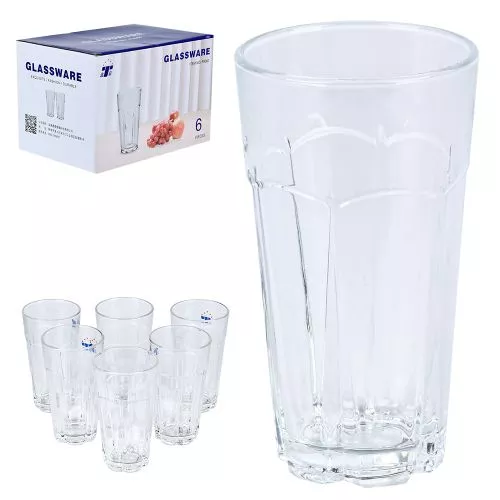 Склянка висока "Bright" 6шт/наб 350мл Stenson R100055