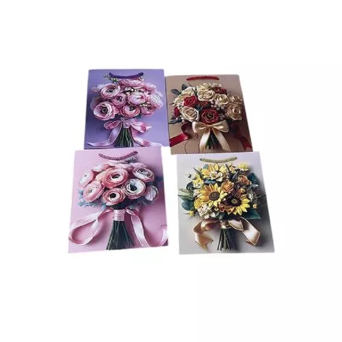 Пакет подарунковий паперовий S "Bouquet" 18*23*10см Stenson R34840-S