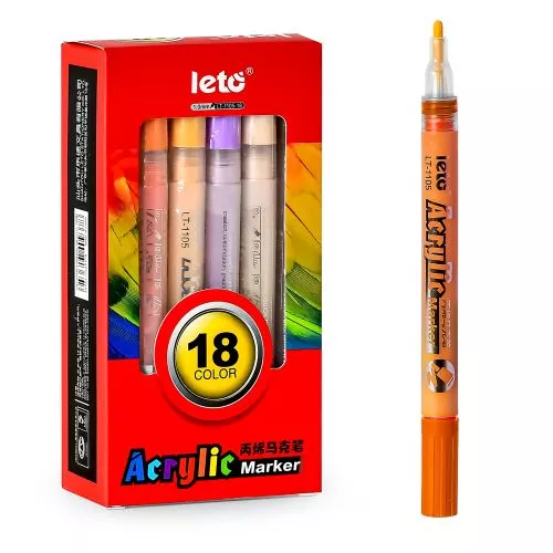 Маркери акрилові 18кол Stenson WW00867