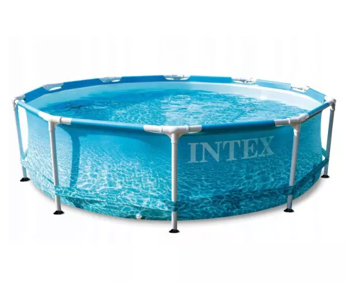 Каркасний басейн Intex 28206 (76*305 см., об'єм: 4485 л., серія: Metal Frame) фото 2