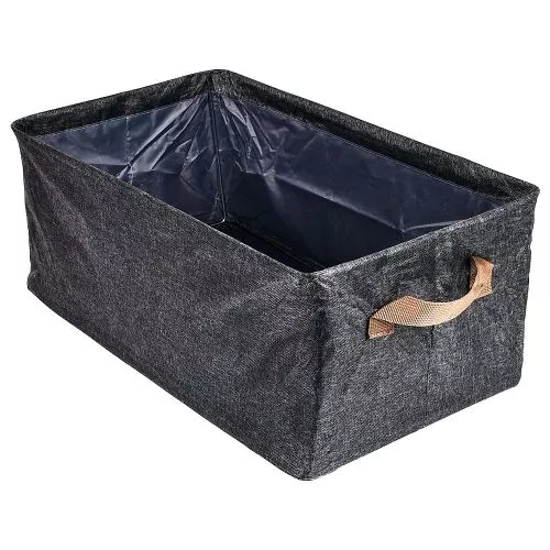 Коробка для зберігання речей "Melanzh" з металевим каркасом 47*27*20см Stenson R100548