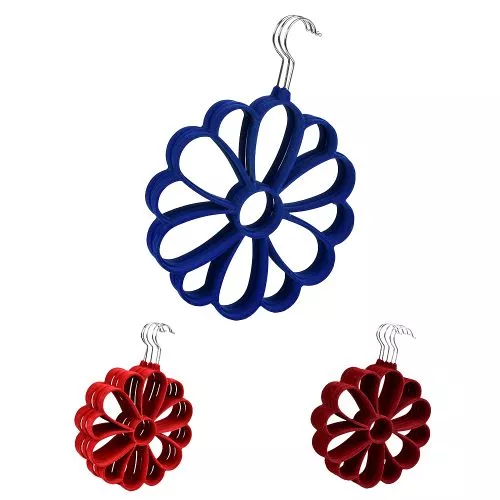 Вішалка з велюровим покриттям для шарфів і шапок 5шт/уп 24см Stenson R100721